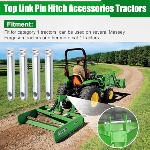 Image of S07070200 Tractor Top Link Pin Hitch, Cat 1, 4 Pack