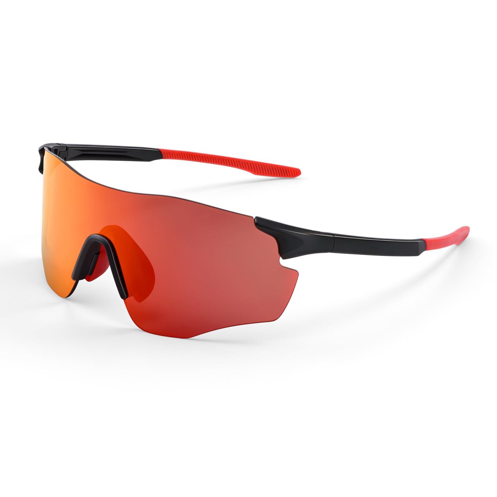 Okulary rowerowe z jednoczęściową soczewką, lekkie okulary rowerowe 25 g dla mężczyzn kobiet gogle sportowe ochrona przed promieniowaniem UV