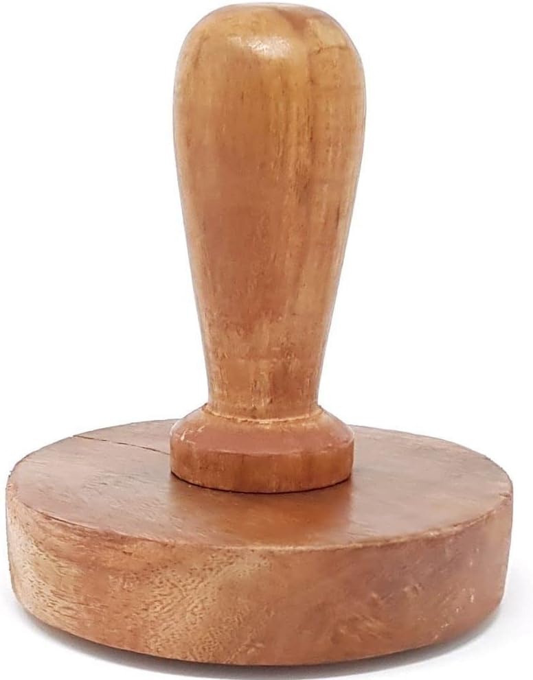 Shopping 24 Mart Brown Wooden Potato Masher