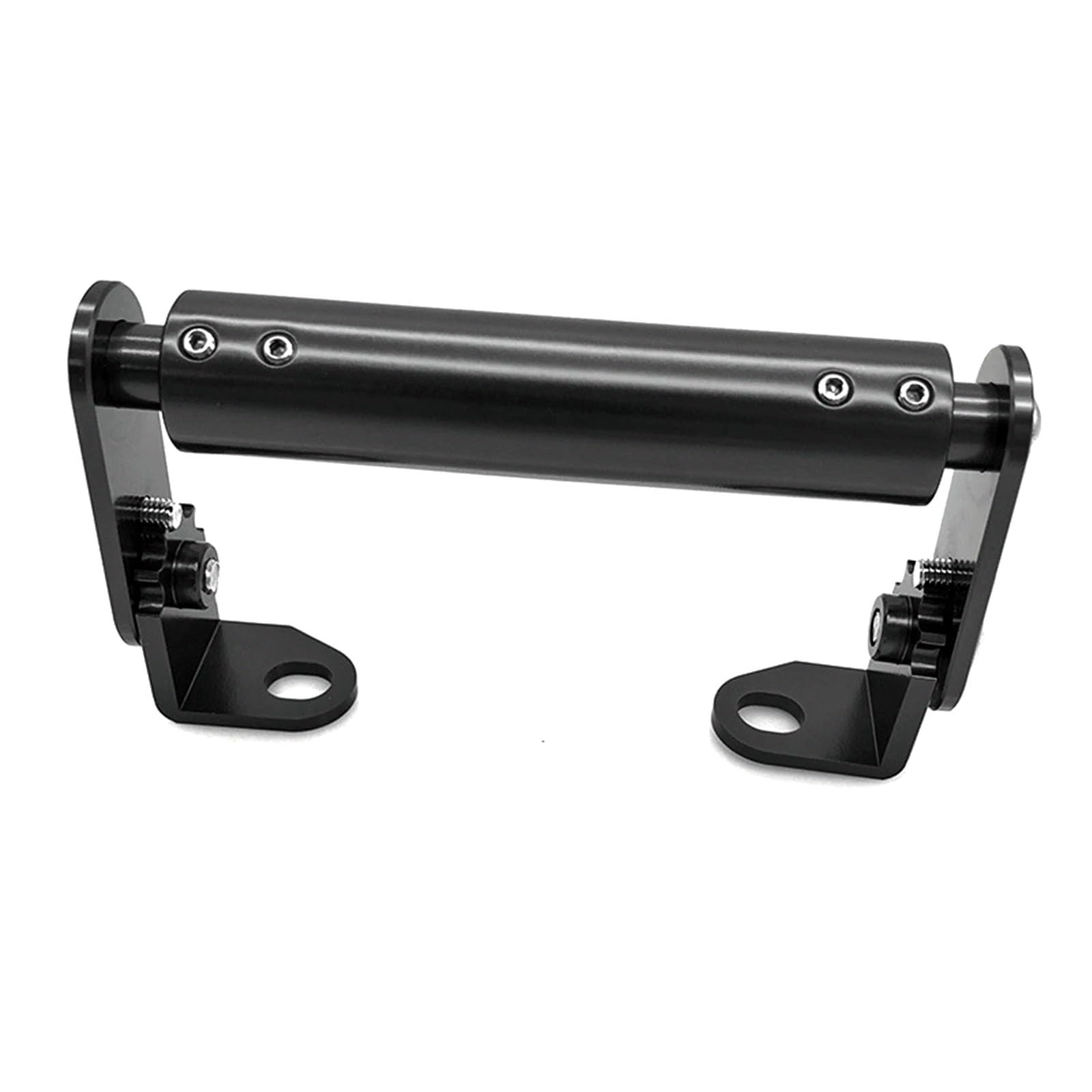 ESPYN Support Telephone Velo Moto Support De Navigation GPS pour Téléphone Portable De 22 Mm Barre D'extension Universelle pour Motos Tout-Terrain De Petite Cylindrée(Le Noir)