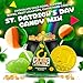 St Patrick's Day Candy Mix | 2 Pound Bag | Chocolate Coins, Sour Apple Popping Rocks, Fruit Lollipops, Guava Hard Candy | Individually Wrapped Party Favors | Holiday Variety Pack