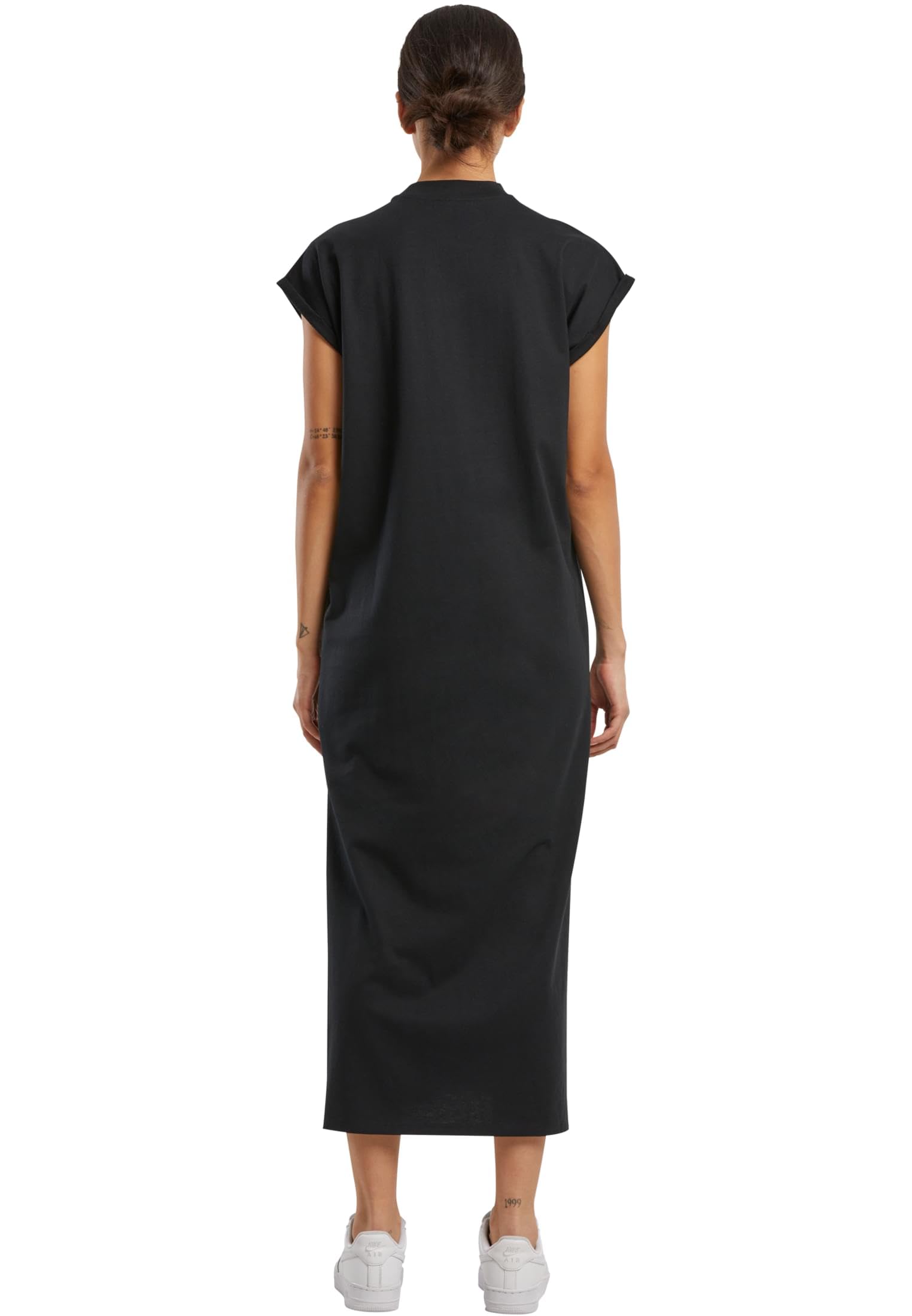 Build Your Brand Damen By302-ladies Long Extended Shoulder Dress Dress (1er Pack)