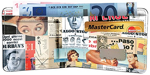 That's ItaliaItaly Super Men's Wallet, in Laminated Fabric, Multi-Colour