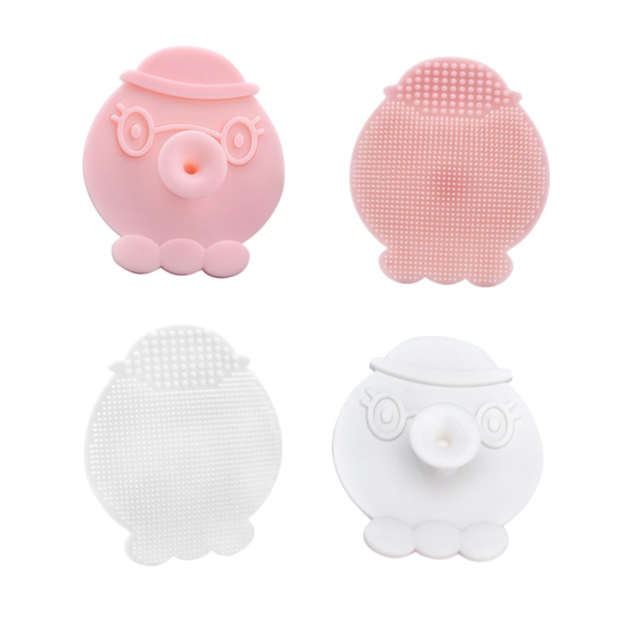 BESTYASH Thick Facial Brush Bulk Pack Octopus Brush for Gentle Exfoliation Safe for