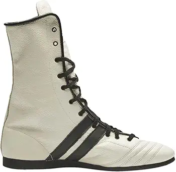 Boxeo, Zapatillas de Gimnasio Unisex Adulto, Color Blanco, 42 EU