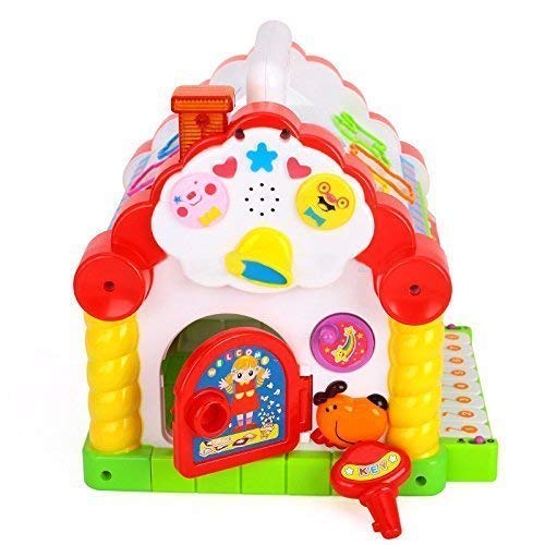 Galaxy Hi-Tech® Baby Toddler Activity Center Musical Activity Cube Play Learning Center Toy Interactive Educational Activity House Multi-Functions with Lights Sounds - Image 3 thumbnail