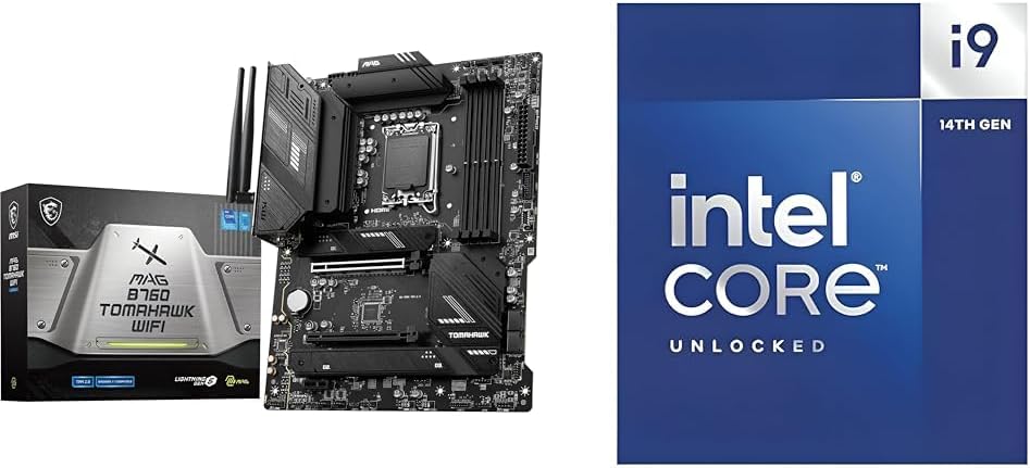 MAG B760 TOMAHAWK WIFI Scheda madre + Intel Core i9-14900K Processore per sistemi desktop 14900K 24 core