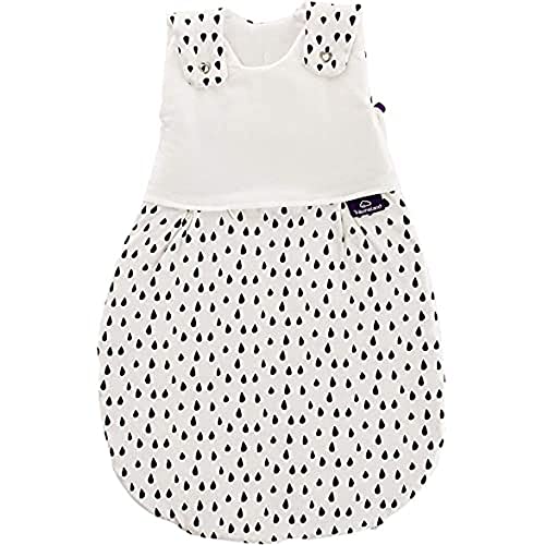 Träumeland S0102602 Außenschlafsack LIEBMICH Tropfen schwarz...