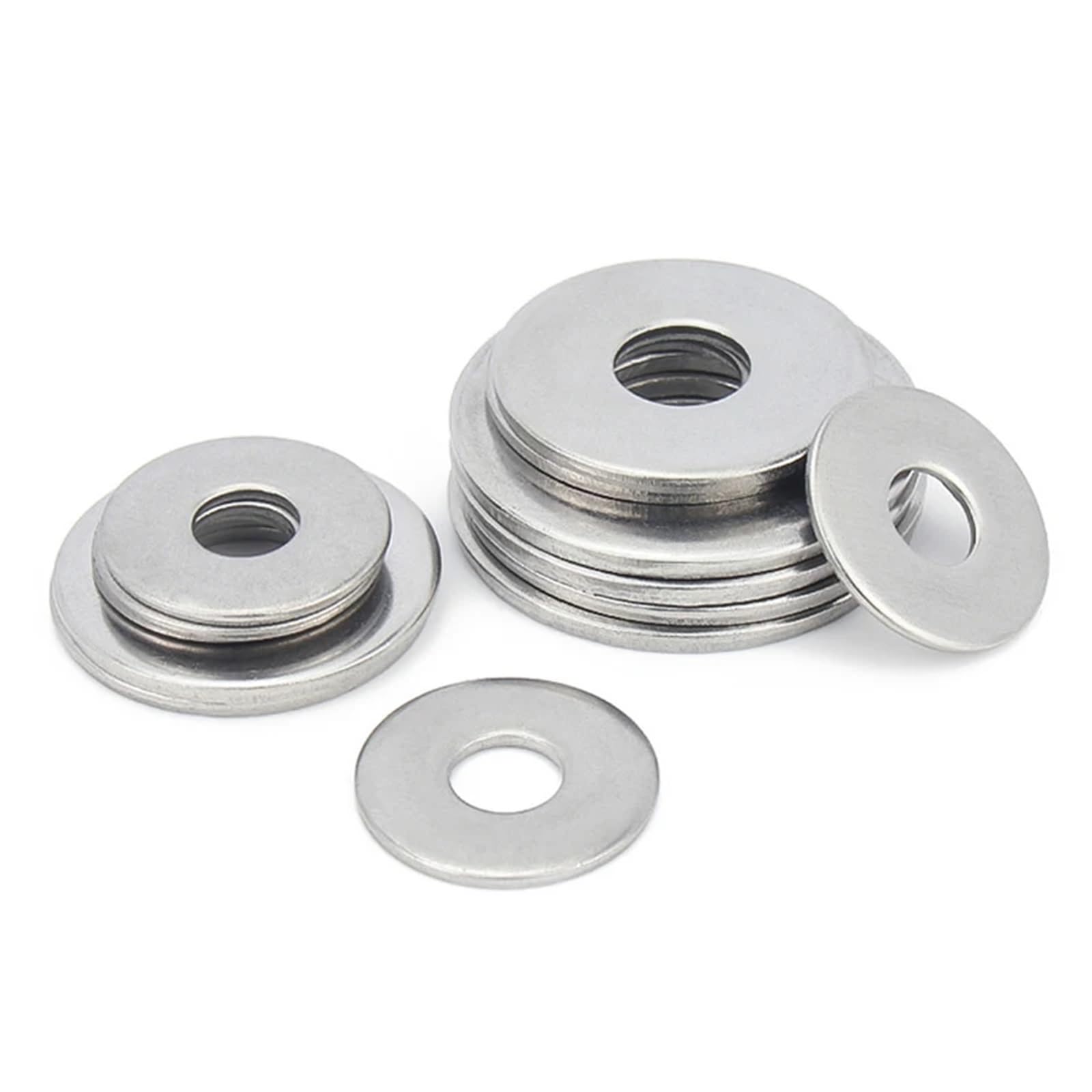 360/580 Uds 304 arandela plana de acero inoxidable junta Oring juego anillos surtido Kit for tapones sumidero para Tornillos(580PCS)