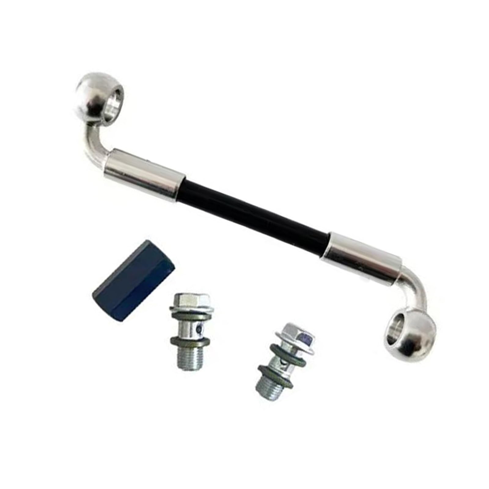Raccord d'extension de flexible frein AN3 M10x1 coudé 90° - 8