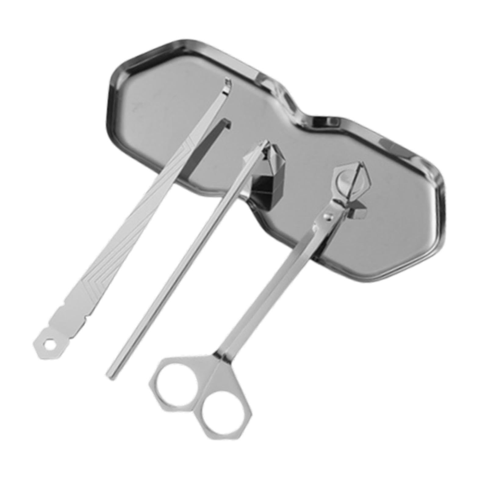 Enakshi® 4 in 1 Candle Tool Kit Decoration Portable Reusable Candle Wick Dipper Tools Silver|Home & Garden | Home D?©cor | Candle Holders & Accessories