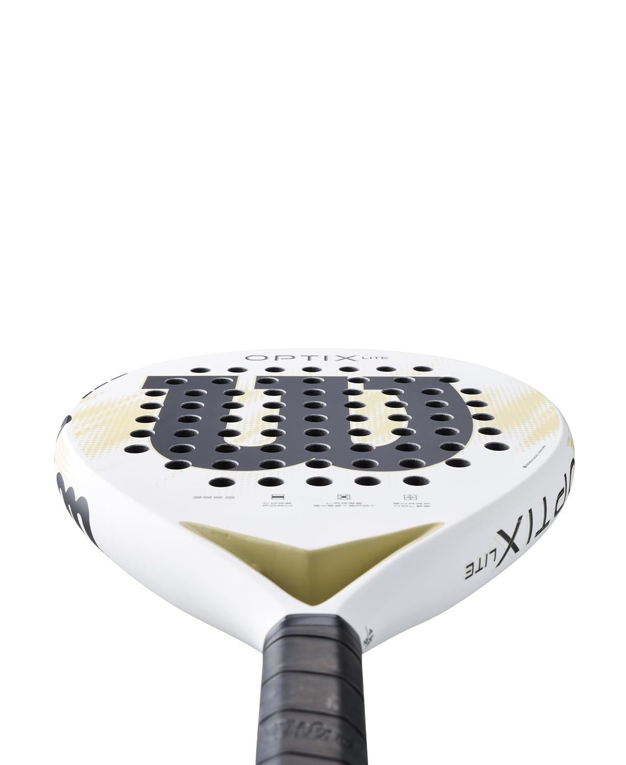 Wilson Pala de Pádel Optix V2 Lite, para Principiantes, Cara de Fibra de Vidrio Ligera, Fácil de Maniobrar, Prácticas o Partidos Amistosos