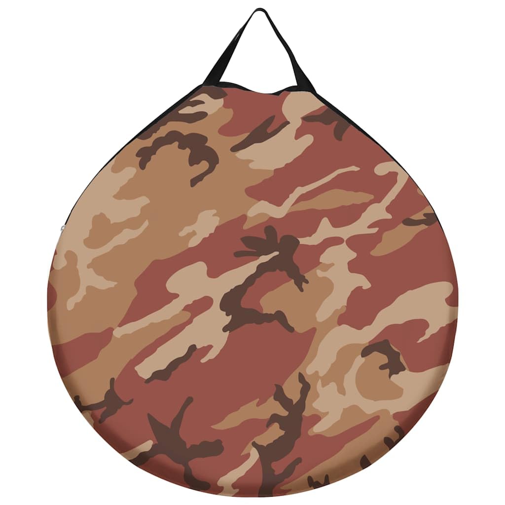 Namiot prysznicowy Pop-Up Camouflage z PA o wymiarach 120 x 120 x 200 cm, przenośny namiot przebieralni z ochroną przed wzrokiem, prysznic kempingowy i prysznic solarny, do ogrodu, na plażę