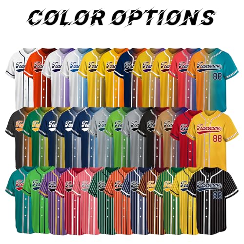 Custom Baseball Jersey Printed or Stitched, Customized Jersey miniatura 5