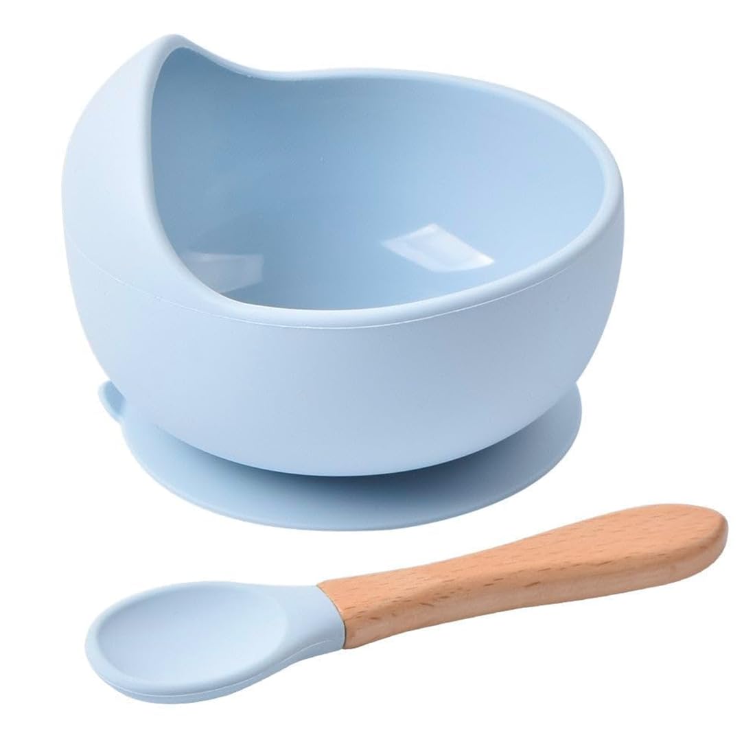 tütots Baby Feeding Bowl with Spoon, Silicone, Strong Suction Base, BPA Free, for Infants & Toddlers-image-27