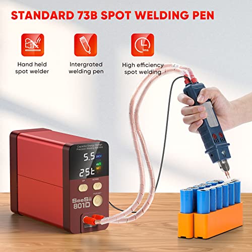 Seesii LI58CP5B0026NEW 801D Spot Welder, 12Kw Capacitor Energy Storage Pulse Battery Spot Welder thumb #5