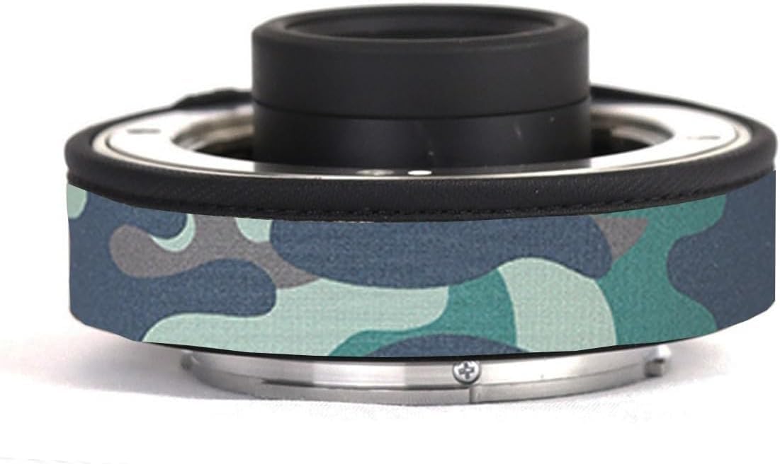 CHASING BIRDS Camouflage Waterproof Lens Coat for SIGMA Teleconverter 1.4X 2.0X Rainproof Lens Protective Cover (Military Green Camouflage, 1.4X & 2.0X)