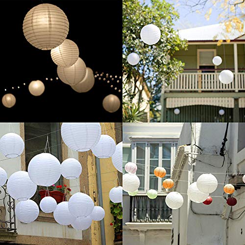 20 sztuk chińska papierowa lampion papierowa latarnia 10 cm 15 cm 20 cm 30 cm wiszące lampiony kula ślub Boże Narodzenie wydarzenie przyjęcie dekoracje - różowy