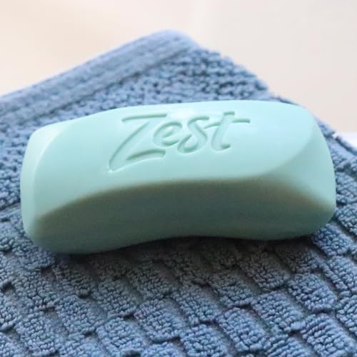 Image of Zest Bar Soap - Enriched with Vitamin E - Moisturizing Body Soap - Gentle Soap - Paraben-Free Soap Bar - Suitable for All Skin Types - Aqua - 16 Pc
