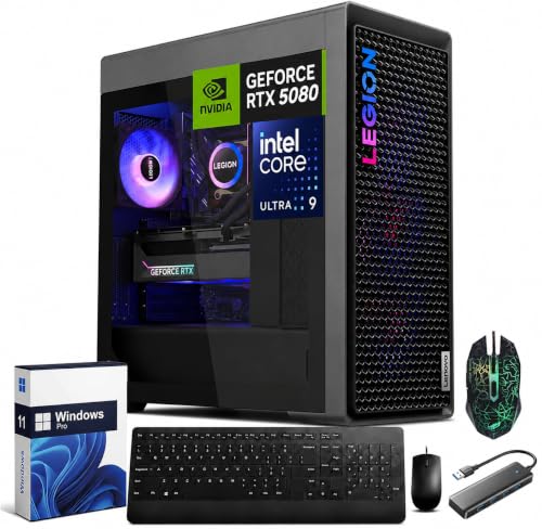 Image of Lenovo Legion Tower 7i Gen 10 Gaming Desktop PC, RTX 5080 16GB GDDR7