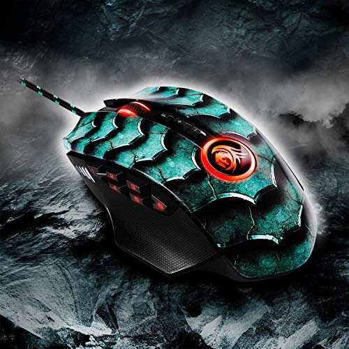 Souris Gamer Sharkoon Drakonia II de Couleur Verte - Geekodrome: Boutique d'accessoires geek Design Drakonia II
