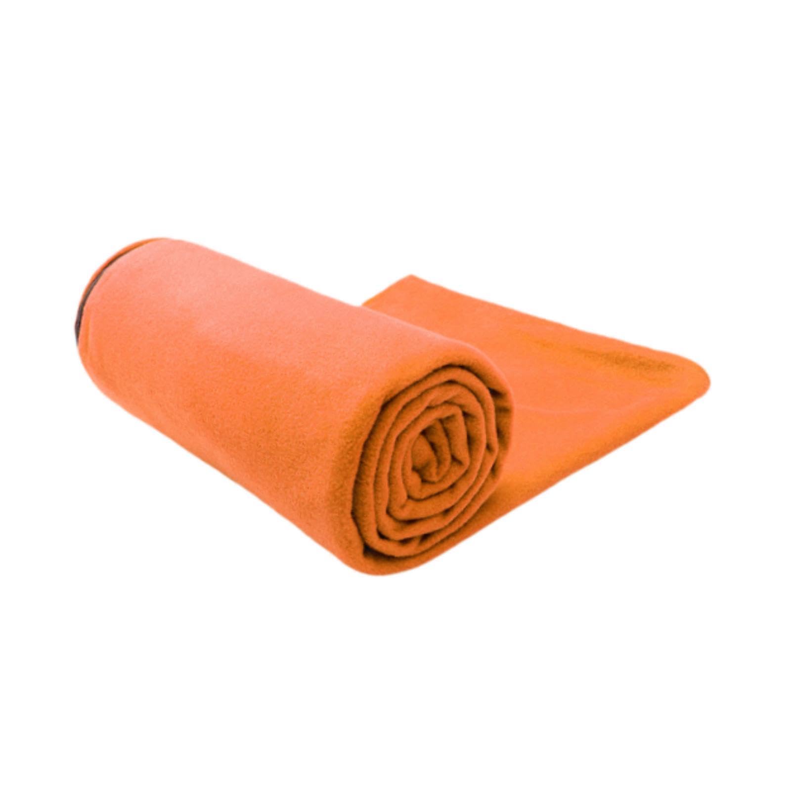 Yiju Sleeping Bag Liner Travel Bed Cold Weather Adult Lightweight Accessories Camping Blanket for Hiking Outdoor Travel, Orange