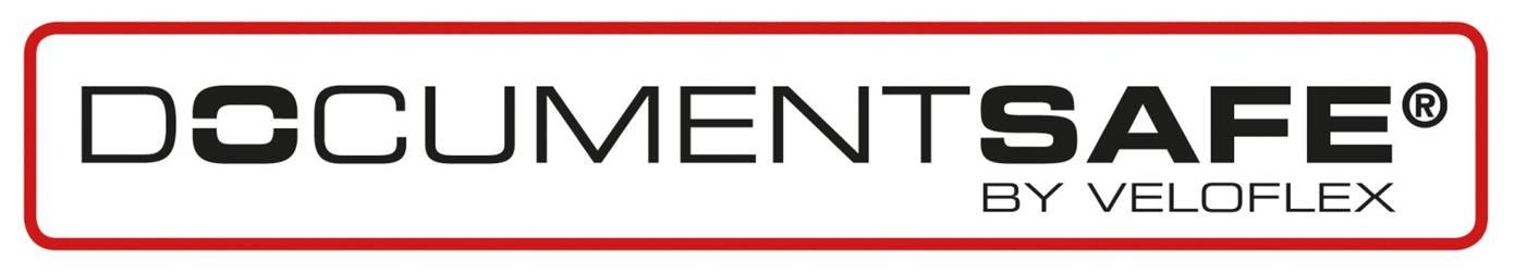 VELOFLEX - etui na paszport Document Safe 100 x 135 mm, kolor bordowy | Ochrona RFID/NFC, z PVC i specjalnej folii, do paszportów elektronicznych z chipem RFID, chronią dane osobowe