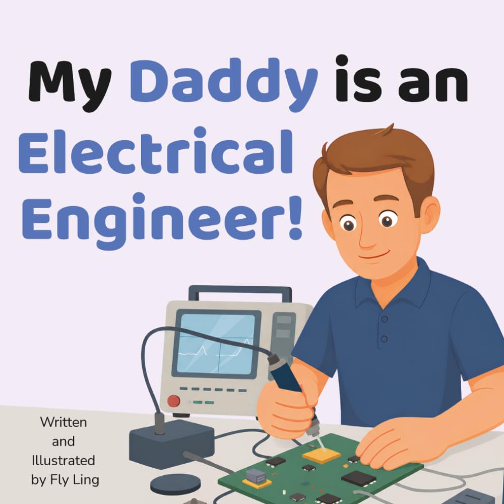 My Daddy is an Electrical Engineer!: A Rhyming STEM Career Picture Book About Electricity, Circuits, and Signals (The Flyling Lab: Engineer (Careers for Kids Ages 2-6))