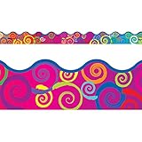 Trend Enterprises Rainbow Swirls Terrific Trimmer (T-92141)
