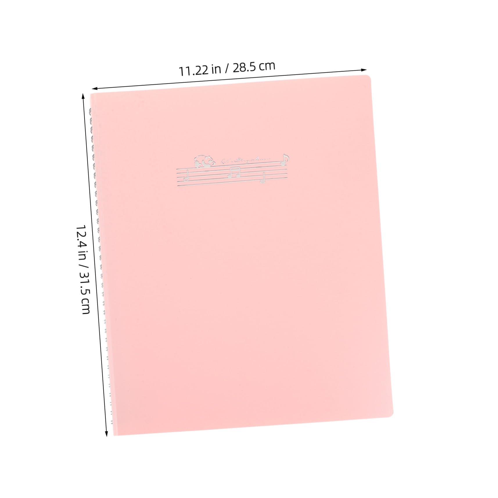 Carpeta de Música Transparente A4 2 Unidades para Partituras | Pp, Almacenamiento Versátil y Práctico, para Músicos y Estudiantes, Capacidad para Numerosas Hojas A4