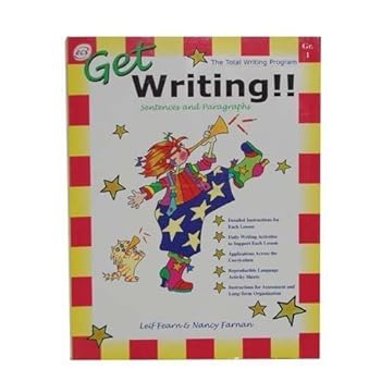 Paperback Get Writing!! Sentences and Paragraphs Grade 1 Book