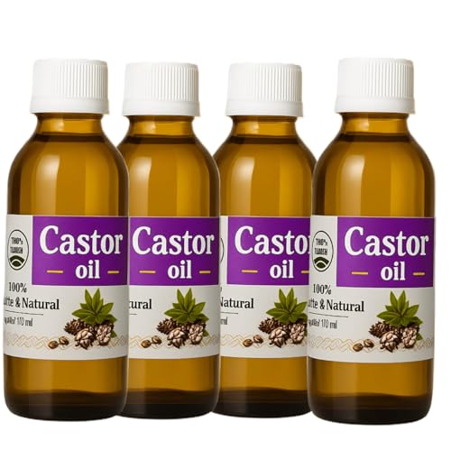 Image of Murli Castor Oil (Arandi ka Tel) | 100% Pure & Natural Oil for Hair Growth, Eyelashes, Eyebrows, Skin, Scalp, Nails, Acne Scars, Pigmentation & Lip Care | Rich in Vitamin E (400 ml)