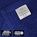 Infinitee Xclusives Luxury Wash Cloths for Showering [13x13] – 100% Cotton Washcloths [Pack of 12], Soft and Absorbent Face Towels for Bathroom Wash Clothes, Gym, and Spa (Tranquil Navy)