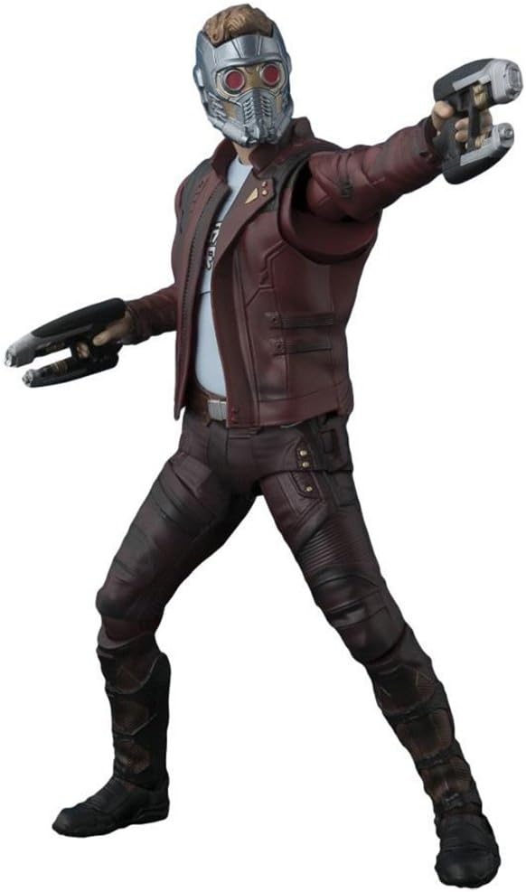 TAMASHII NATIONS Bandai Tamashii Nations S.H. Figuarts Star-Lord & Explosion Set "Guardians of The Galaxy Vol. 2" Action Figure, Multi-colored