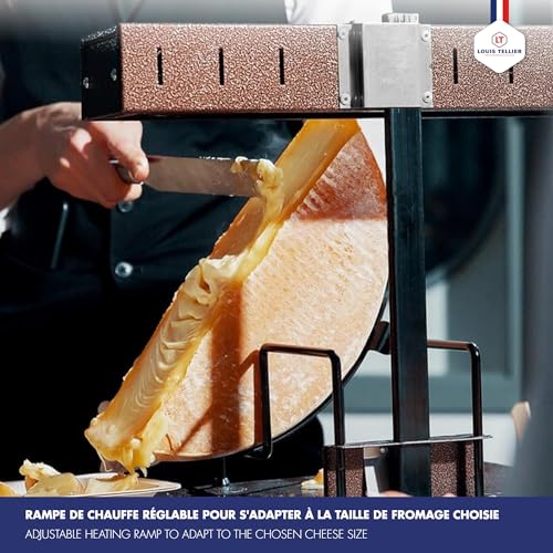 BRON COUCKE - Commercial Raclette Cheese Melter "Alpage" - Traditional French Raclette for Half Wheel - European settings - 230V - EU Cord