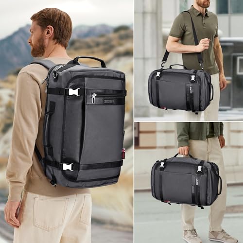 Image of WITZMAN Travel Backpack for Men Laptop Backpack with USB Charging Port Carry-on Luggage Airplane Approved