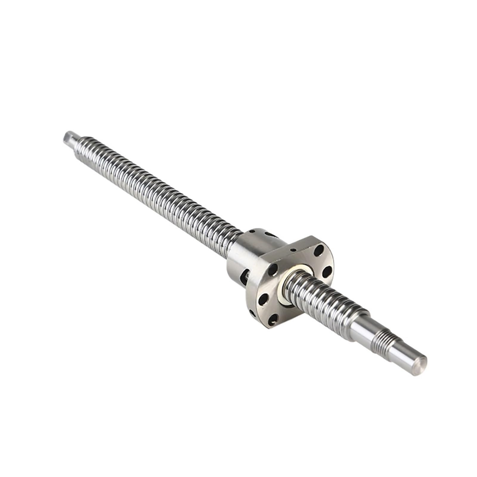 Metal Ball Screw nut SFU1610 Ball Screw SFU1610 200 250 300 350 400 450 500 550mm C7 Roller Ballscrew with Single Ball Nut for CNC Parts(450mm)