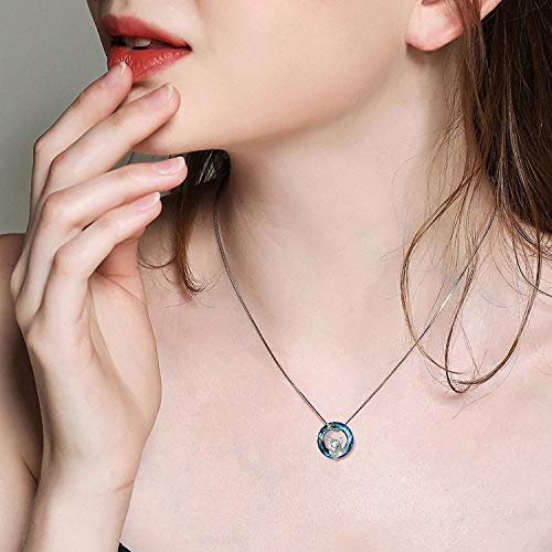 JUSTKIDSTOY Pig Necklace Jewelry 925 Sterling Silver Cute Animal Pendant Necklace with Crystal Gift for Women Girl Birthday2