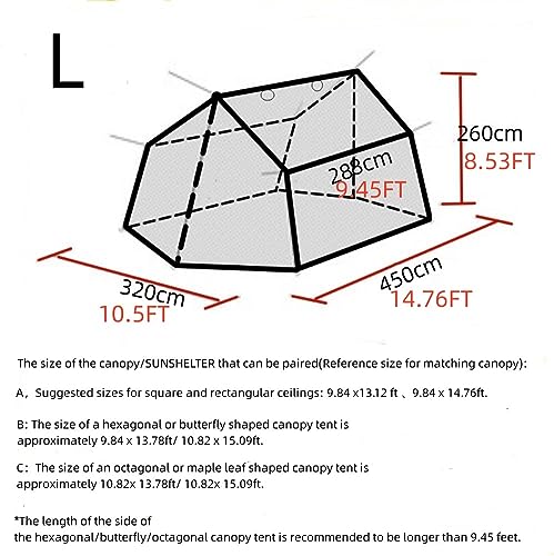 Carpa malla para camping ligera para 4-6 personas miniatura 2