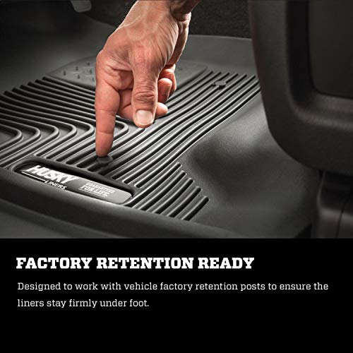 Husky Liners - 53470 Fits 2015-19 Ford F-150 Supercrew X-Act Contour 2Nd Seat Floor Mat (Footwell Coverage) Cocoa #TOP7