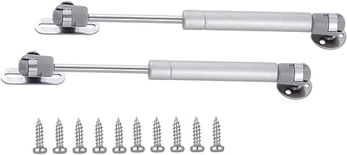 Soporte de elevación de seguridad para gabinete de gas de 20 N4.4 libras, choque de gas y apertura suave y amortiguación, cabezal telescópico de