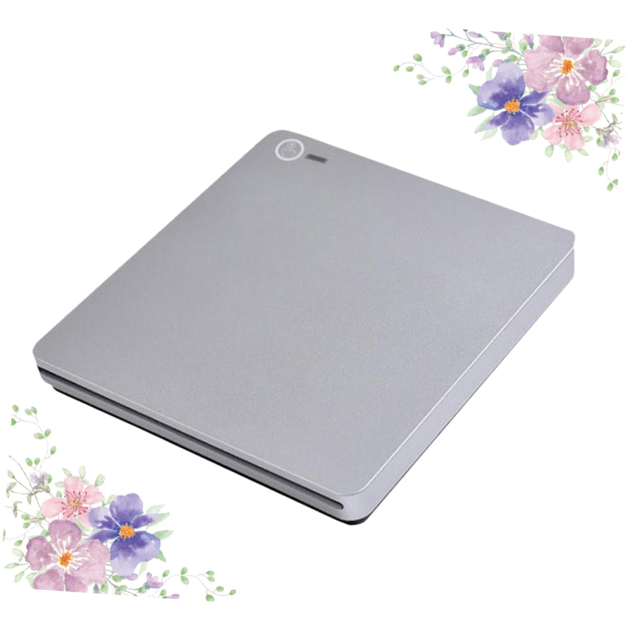 Angoily Registratore Dvd C Ultra Sottile E Leggero Masterizzatore Esterno 30 Doppia Interfaccia Argento