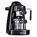 BELLA Personal Espresso Maker with Built-in Steam Wand & 5 Bar Pressure, Black, Espresso Maker with Glass Decanter & Permanent Filter for Coffee, Espresso, Latte, Cappuccino (13683)