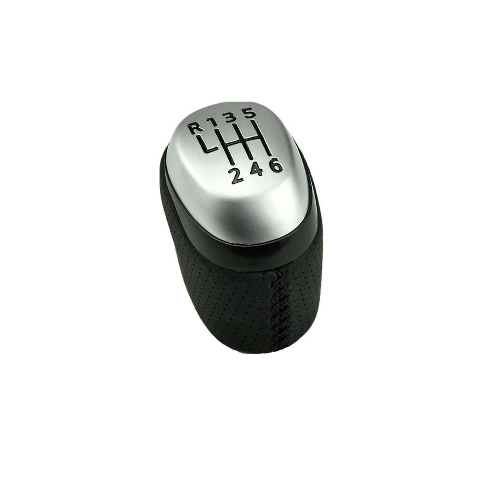 Zyincen Black Speed Gear Shift Knob For Megane Mk4 Bfb 2016-2022 6 Speed Car Gear Shift Knob Manual Transmission Lever Head Replace(Black)