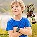 Nickelodeon Teenage Mutant Ninja Turtles Kids' LCD Watch – Flashing Light-Up Display, Bumpy Rubber Strap, Green Bezel, Digital Time Display, Adjustable Fit – Fits Wrists 5.5