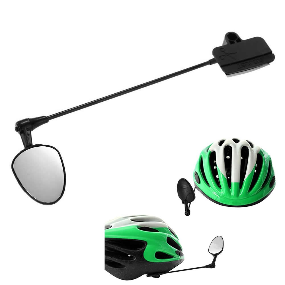 SCASTOE Bike Bicycle Cycling Helmet Mirror Rear View Rearview Safety Reflectors Sport