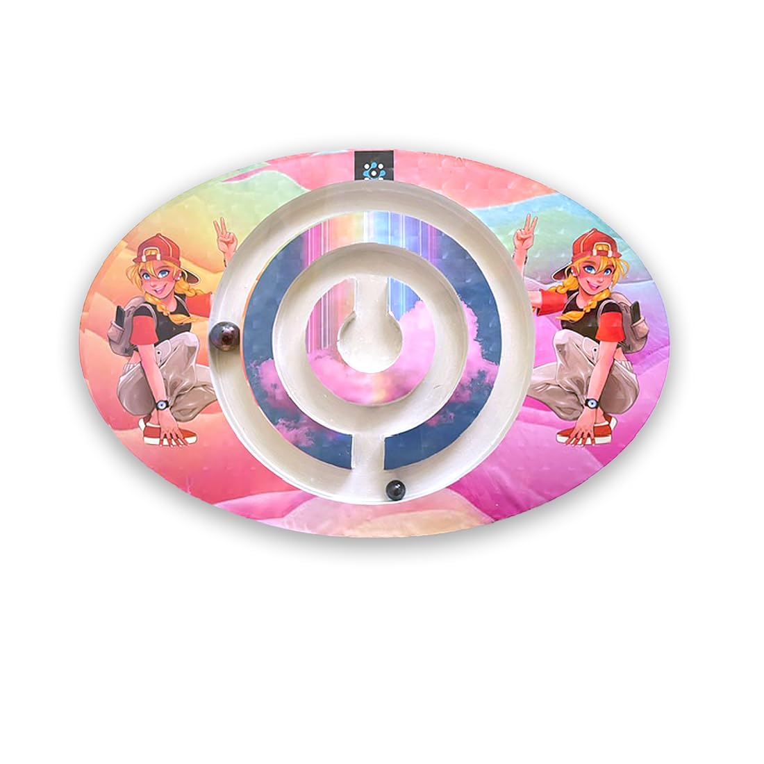 MetClap Wobble Board Ball in Puzzle Wooden Balancing Board for Kids - Fun and Educational Toy for Developing Motor Skills and Coordination-image-17
