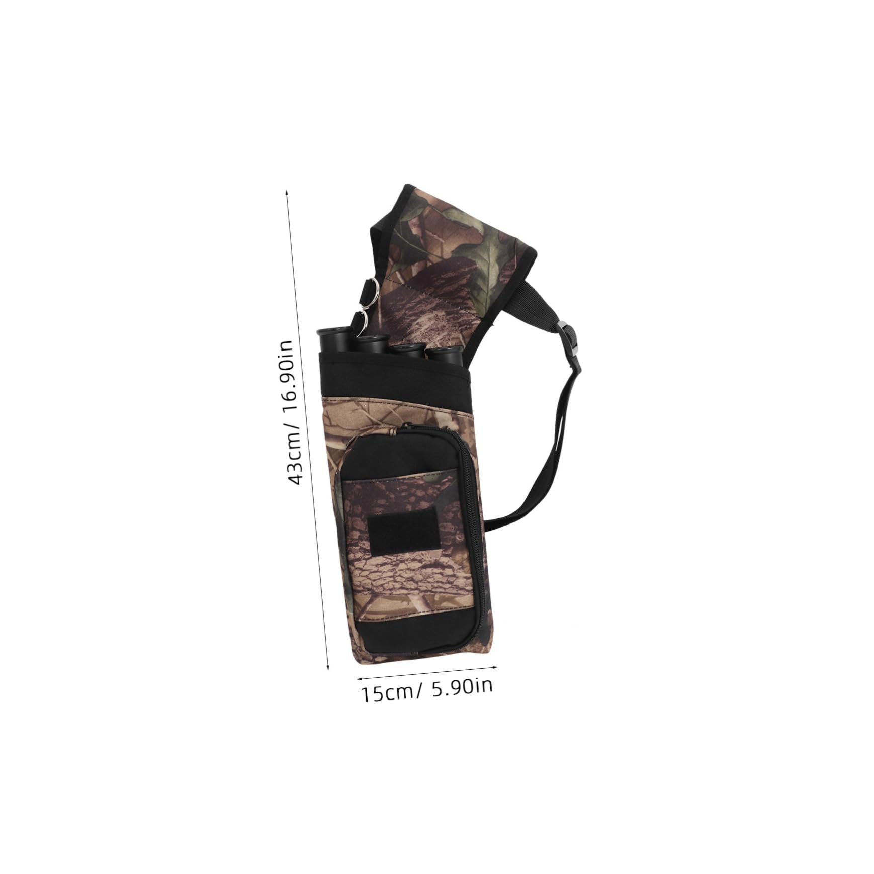 OSOLADY Bag Large Holding Capacity Outdoor Hunting Pouch Arrow Holder Waist Bag for Archery PVC Oxford Camo
