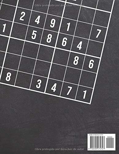 Miniatura 2 de Sudoku Muy Dificil Rompecabezas de Sudoku para adultos, expertos y mayores en letra grande - Nivel de dificultad Extremo - Con soluciones (Spanish