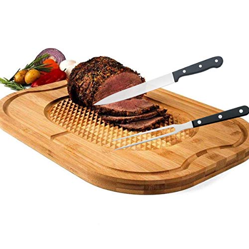 BEST KITCHEN DEALZ Carving Knife Set for Meat Turkey, Set of 2